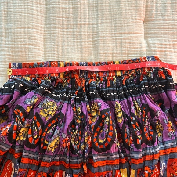 Phool Multicolor Floral Boho Maxi Skirt Size L - Picture 5 of 6